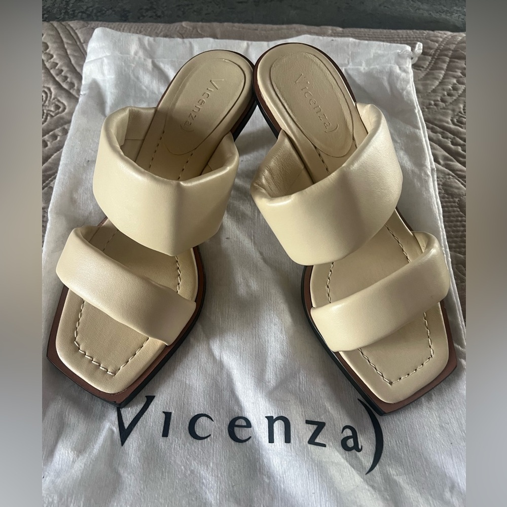 Vicenza Cream Women's Sandals from Anthropologie